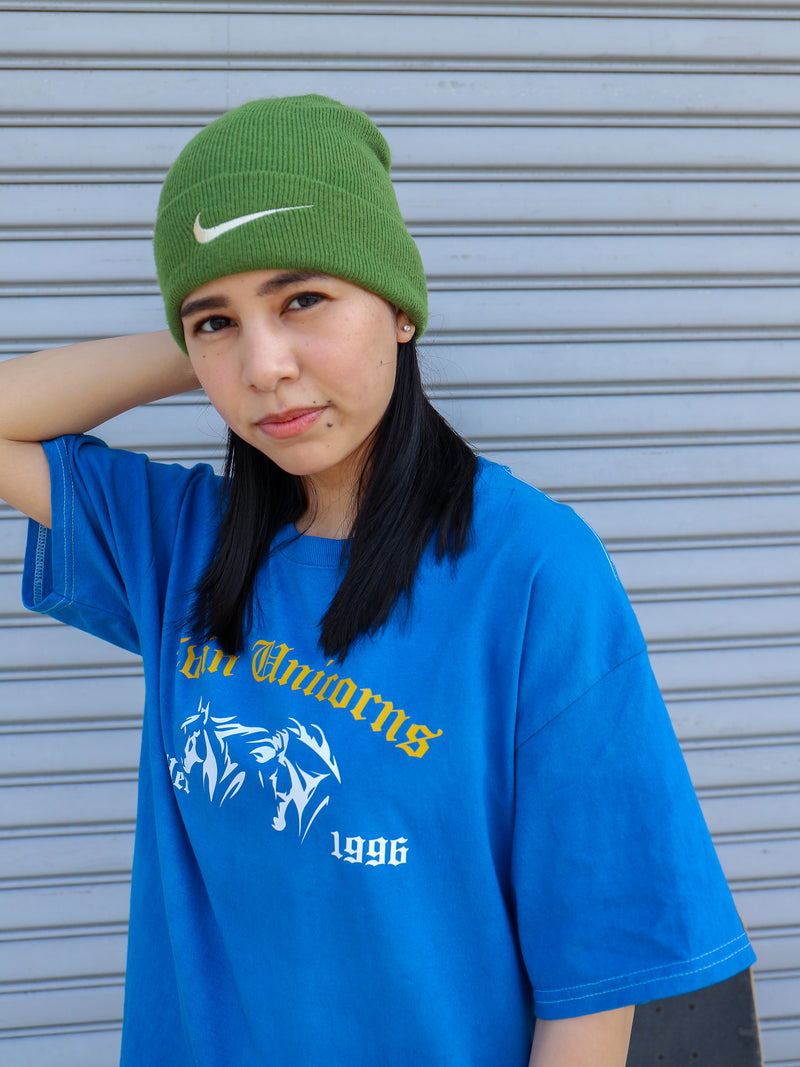 Reactive dye tee / Twin Unicorns