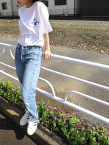 HER NEON × UKIGUMO コラボTee / White