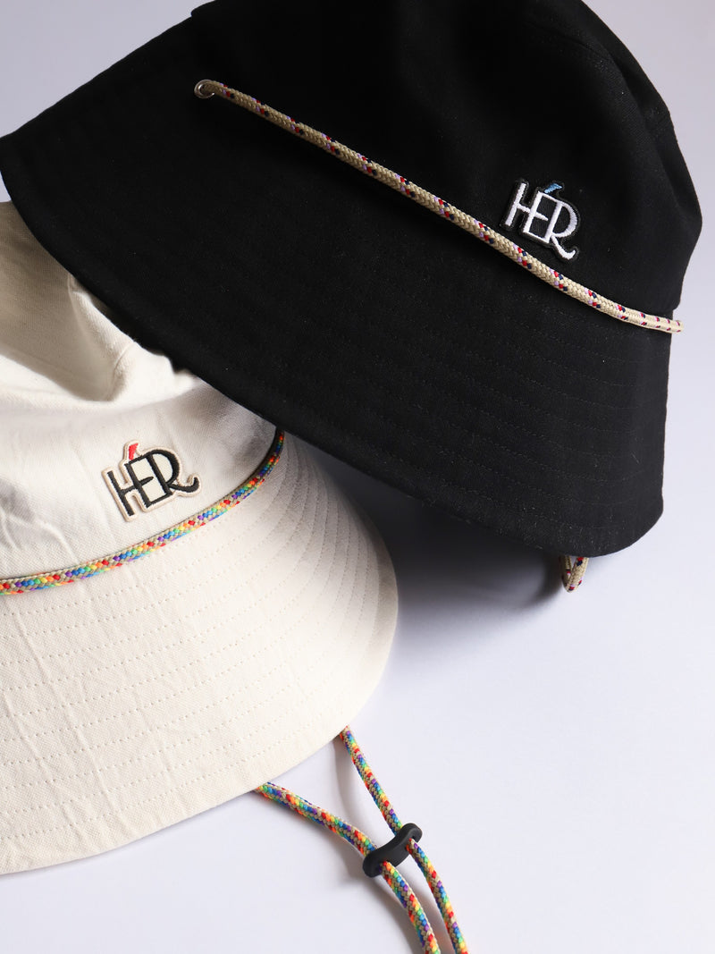 Canvas Bucket Hat / Black