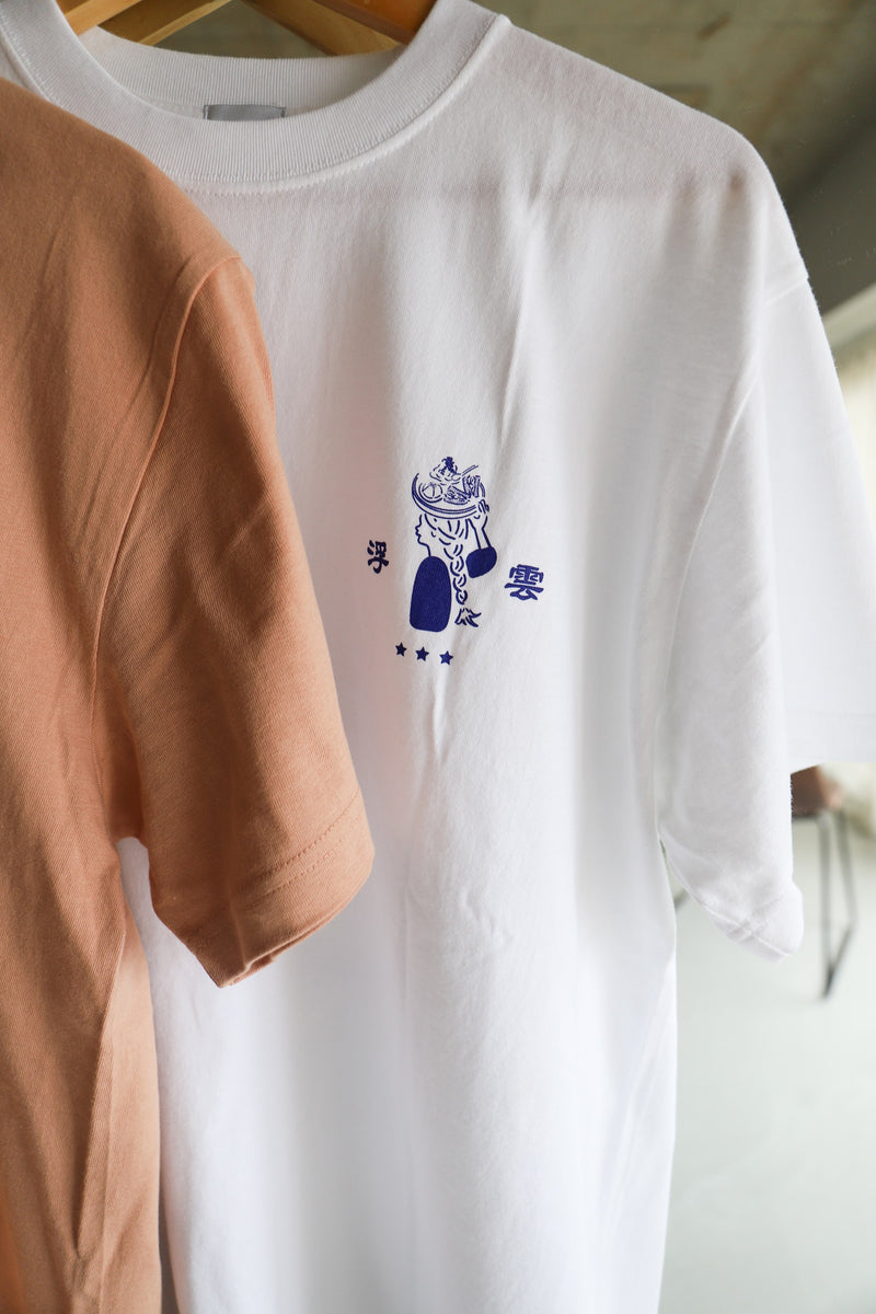 HER NEON × UKIGUMO コラボTee / White